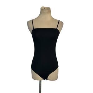 Topshop black sleeveless bodysuit size 4